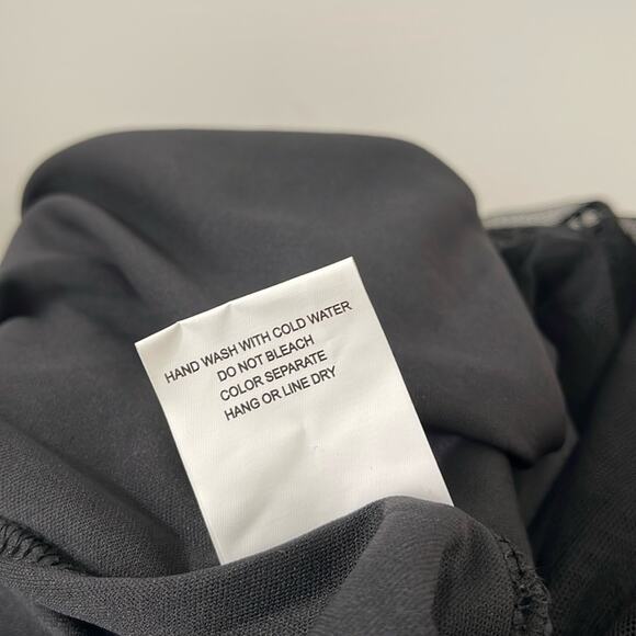 PinkBlush Off Shoulder Lace Overlay Maxi Black Dress Size S - Picture 14 of 16